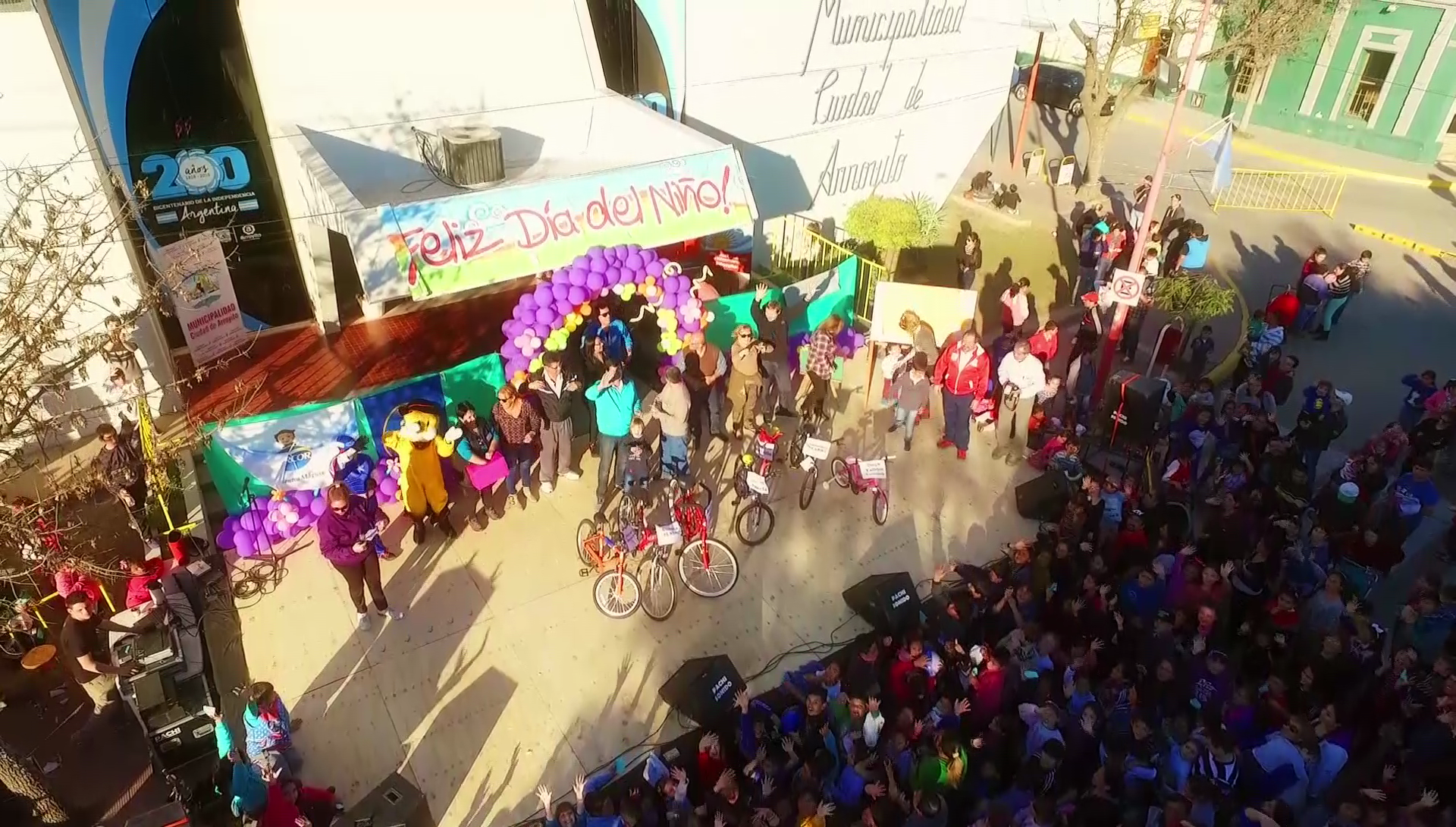 Por mal tiempo, la Gran Fiesta del Día del Niño será en la Cúpula