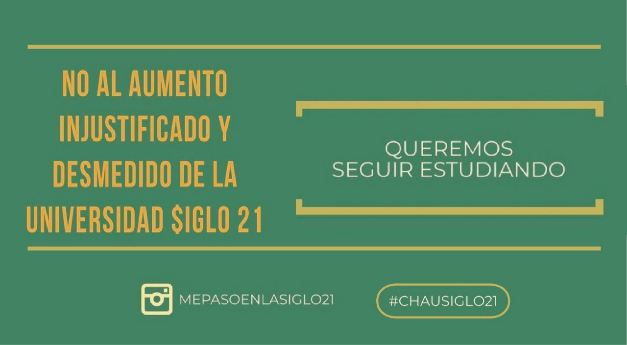 #ChauSiglo21 ¿En Arroyito también?