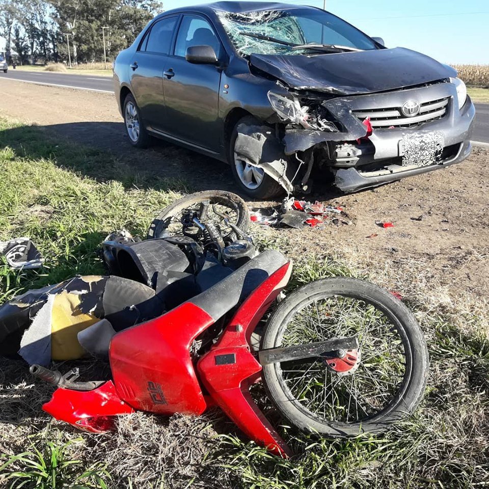 Arroyito: Lunes trágico tras accidente de moto