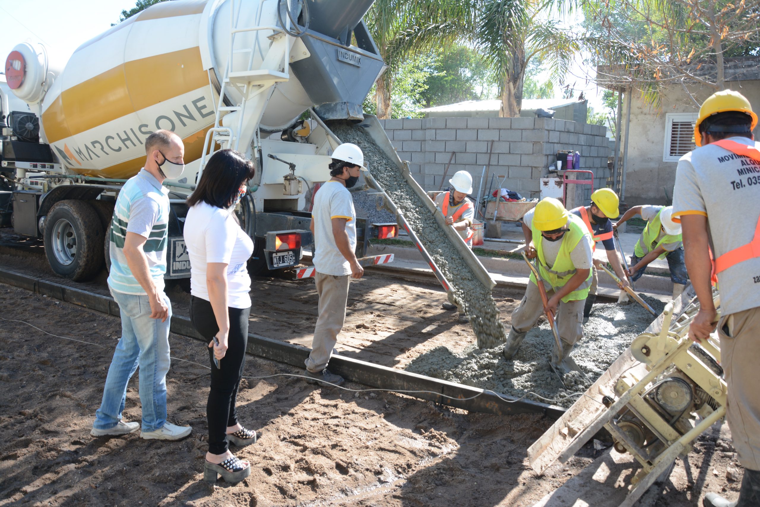 Tránsito: El municipio comenzó con la obra de pavimentación