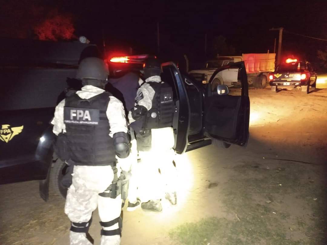 FPA realizó allanamientos positivos en Arroyito y El Fuertecito