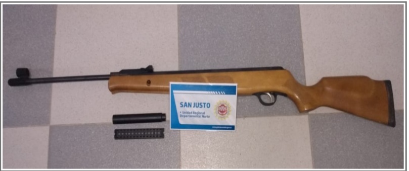 Arroyito: Allanamiento positivo, secuestran un rifle