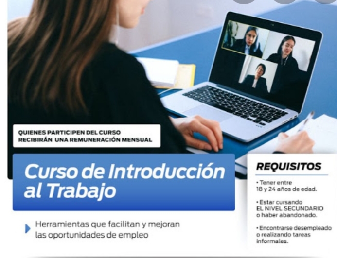 Arroyito: Inscripción abierta para el Curso de Introducción al Trabajo