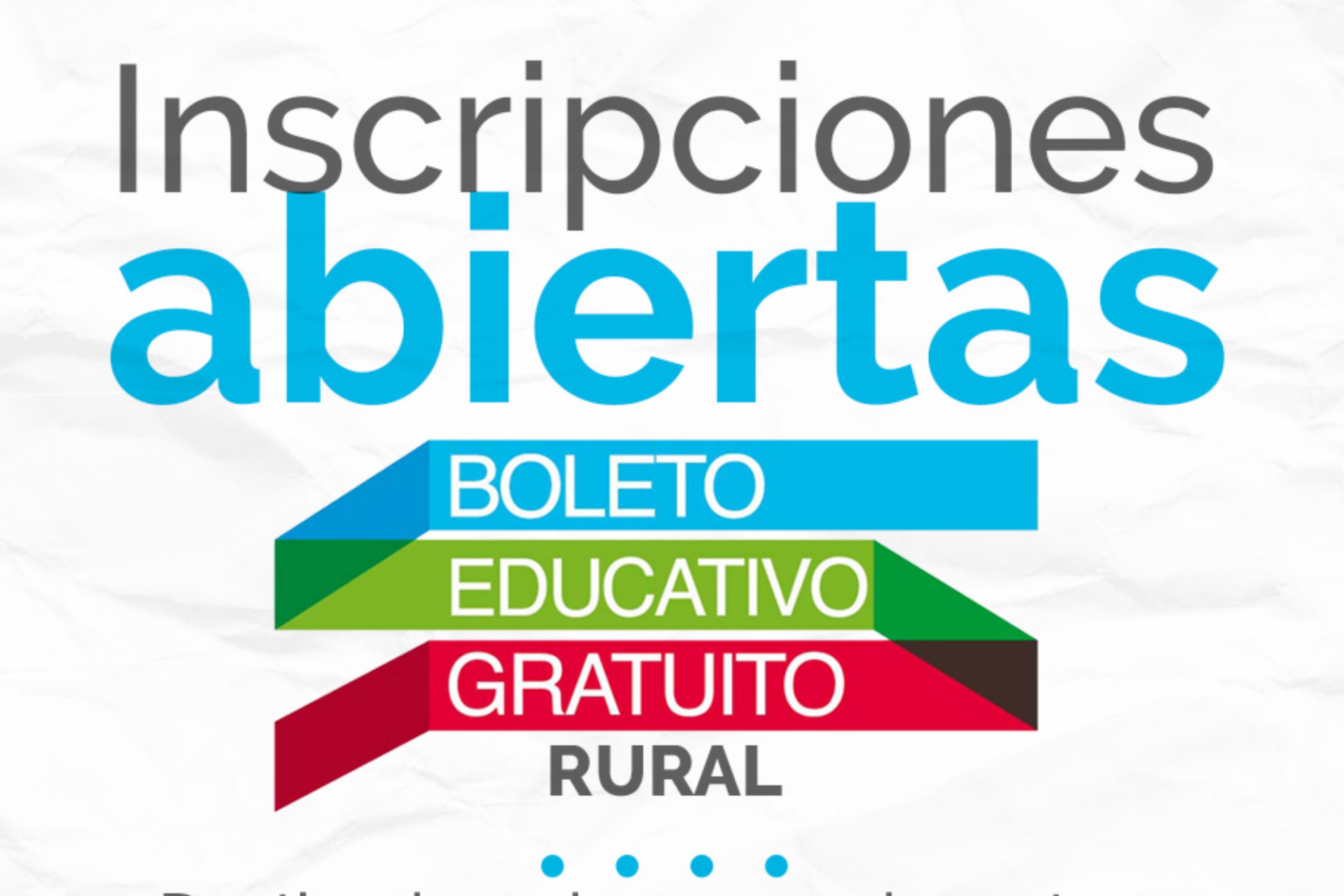 Arroyito: Boleto Educativo Gratuito Rural