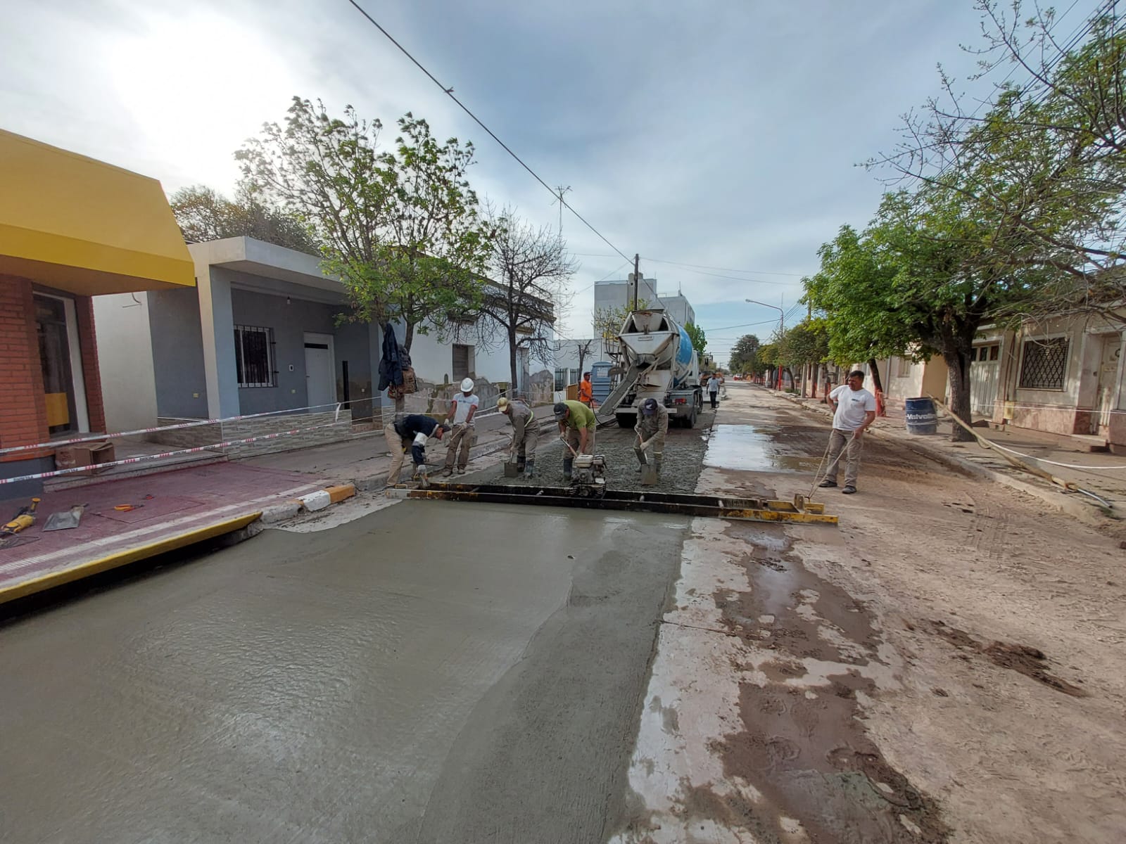 Arroyito: La obra de desagües de la calle Mitre llegó a su etapa final