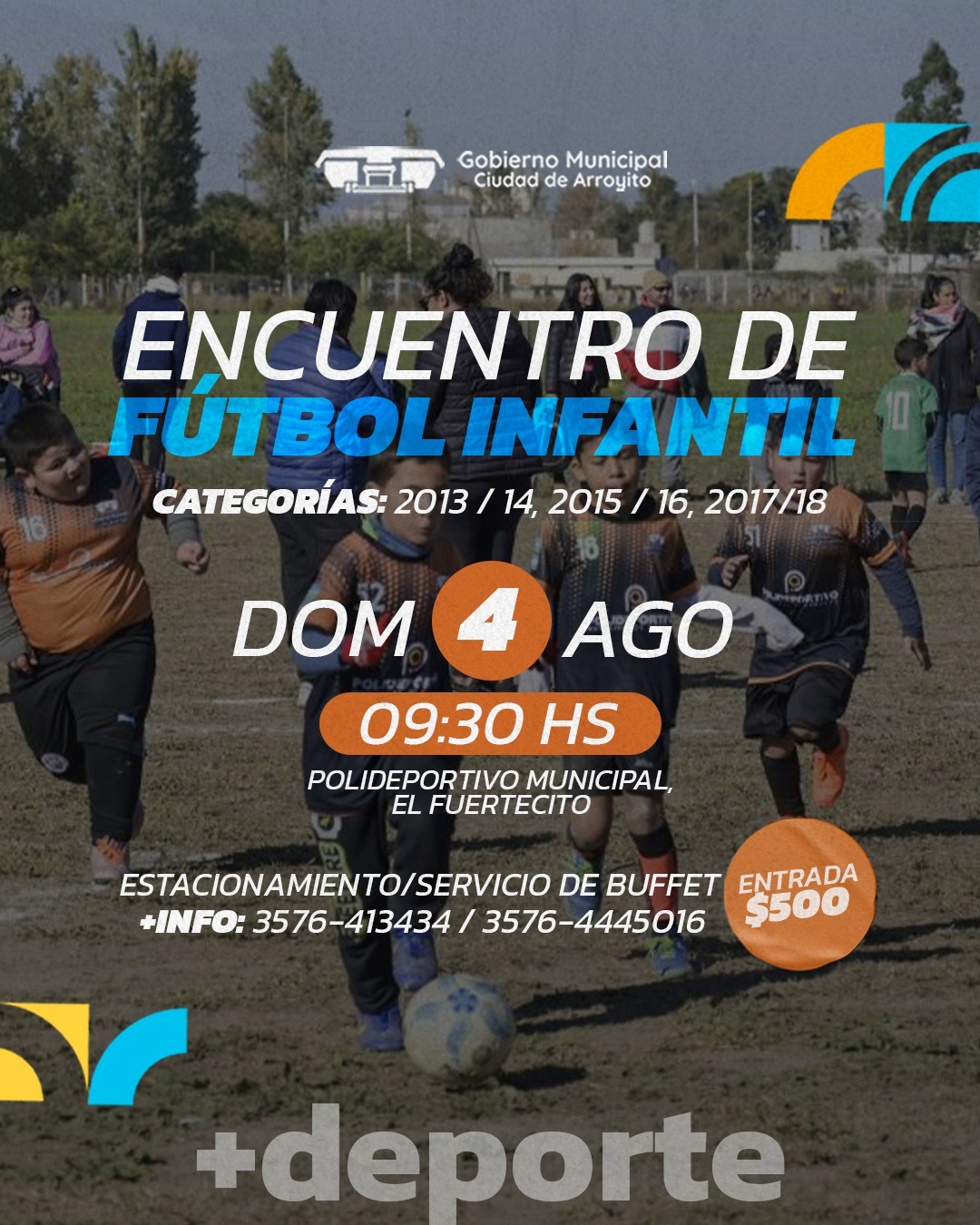 Arroyito, segundo encuentro de fútbol infantil